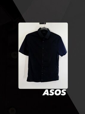 EUC Asos Short Sleeve Button Up Shirt